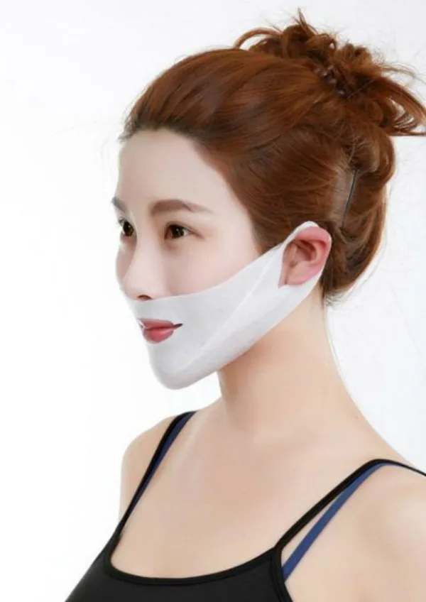 Подтягивающая маска для подбородка и щек 5 шт. лица регулировки контуров создания