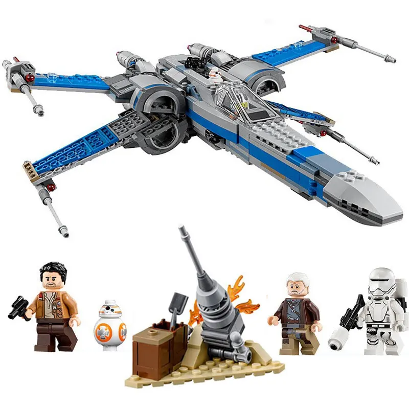 05004 первый заказ Poe's X Wing Fighter 05029 05145 Звездные строительные блоки детские игрушки