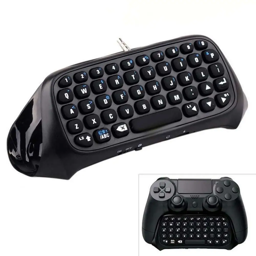 Mutilfunction 2 in 1 Mini Wireless Chatpad Message Keyboard Game Consoles for Sony Playstation 4 PS4 Controller | Компьютеры и офис