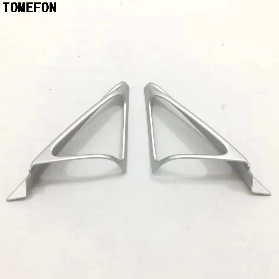 

For Honda Accord 2018 2019 10th ABS Matte Front Door Window Inner Triangle Cover Sticker Auto Trim Decoration Accessories