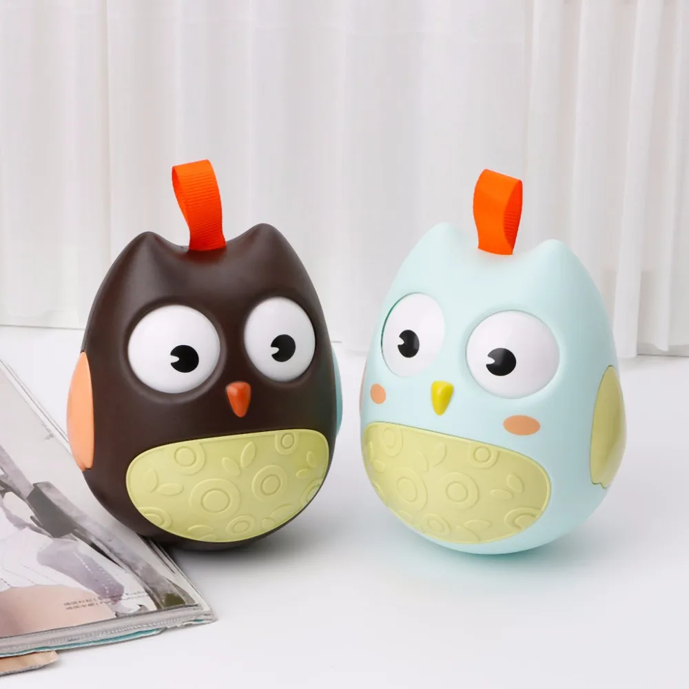 Симпатичная игрушка погремушка в виде совы с движущимися глазами|toys toys|toys toys toystoys
