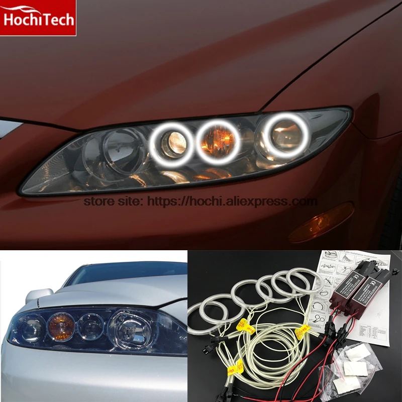 HochiTech белый 6000 К CCFL головной светильник Halo ангел демон глаза комплект ангела для