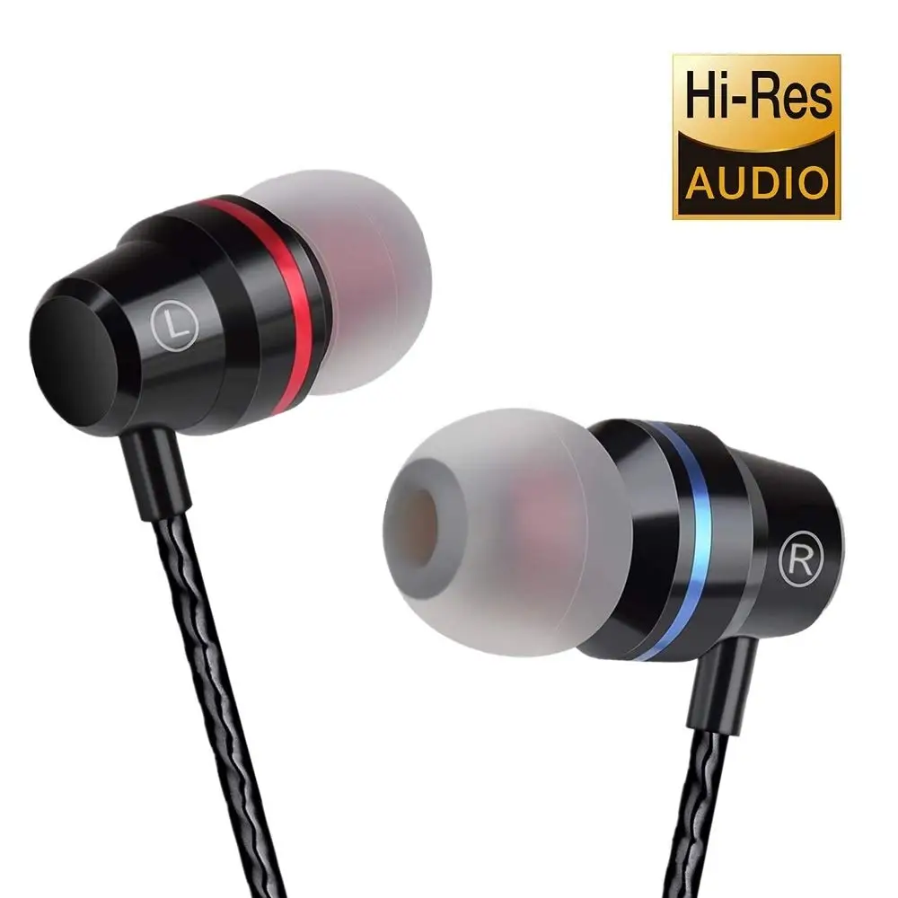 Наушники DM4 из цинкового сплава Hi Fi наушники вкладыши с басами металлические DJ MP3
