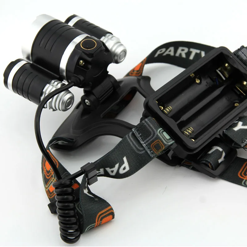 Акция RJ3000 6000LM XML T6 + 2R5 3LED фара налобный фонарь рыбалка 2*18650 батарея зарядное