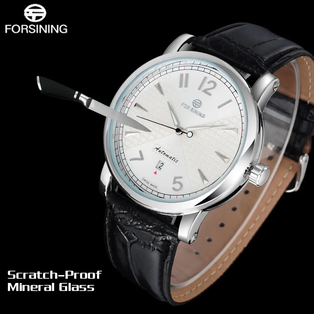 FORSINING 2017 повседневные роскошные часы мужские автоматические механические модные