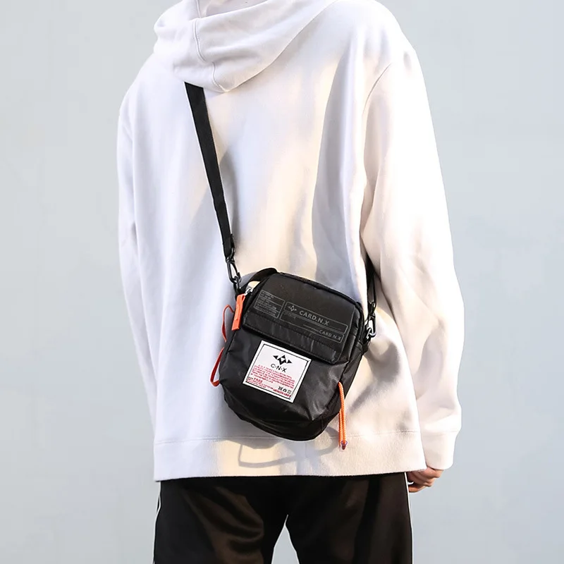 

Men's Bag Messenger Bag Male Waterproof Oxford Travel Hip Hop Streetwear Shoulder Crossbody Bags Handbag Casual Mini Briefcase
