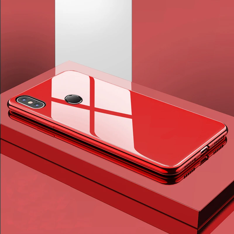 Чехол для телефона YUETUO из закаленного стекла capinha чехол xiaomi mi a2 6x mia2 a 2 mi6x 6 x my