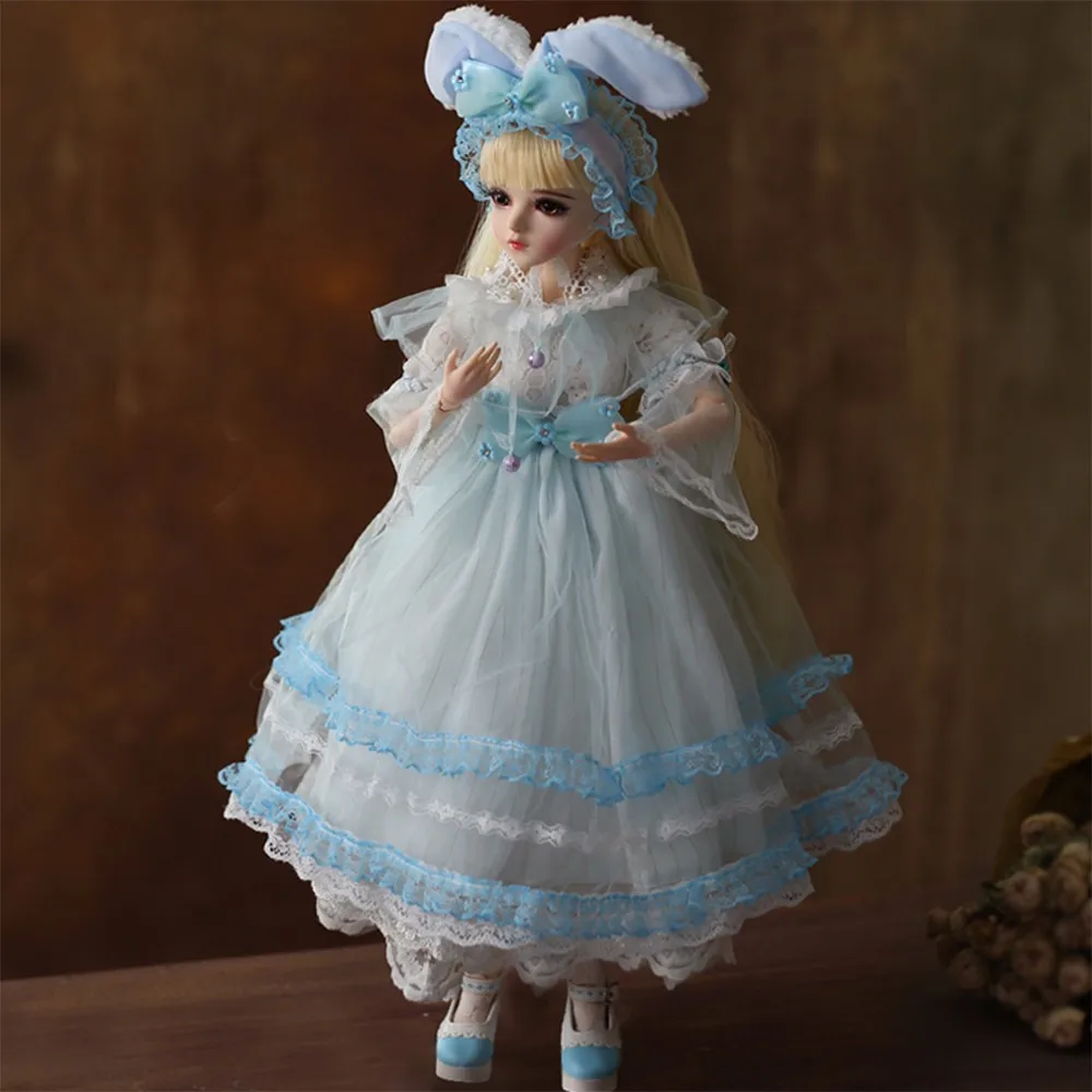 Rolla BJD, детские куклы со сменными глазами, 60 см, силиконовая кукла для новорожденного, принцесса, малыши, подарок на день рождения для девочек
