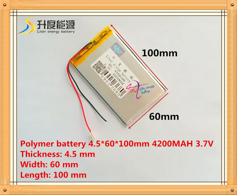 Новый 4560100 3 7 v 4200mah планшетный аккумулятор полимерный V elf U25GT дюймов/DVD