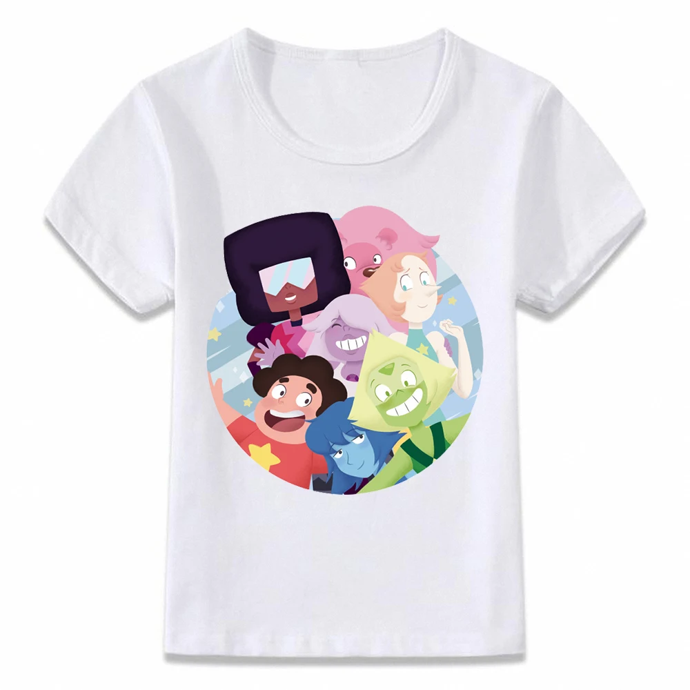 Kids Clothes T Shirt Steven Universe Cartoon Boys and Girls Toddler Shirts Tee oal213 | Детская одежда и обувь