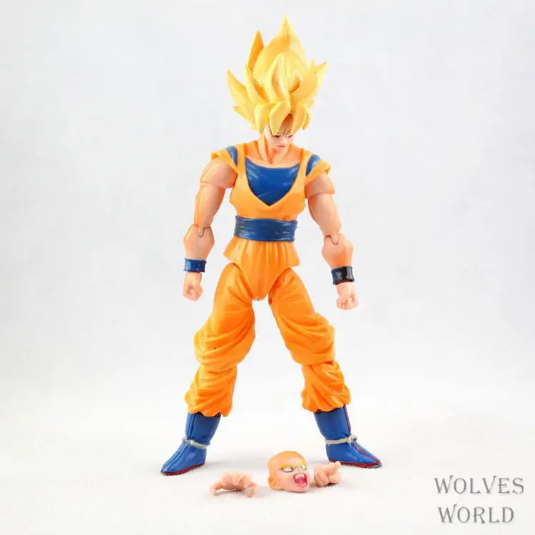 6 шт./компл. Драконий жемчуг Z шарнир подвижные Vegeta Piccolo стволы сон Гохан Гоку ДБЗ