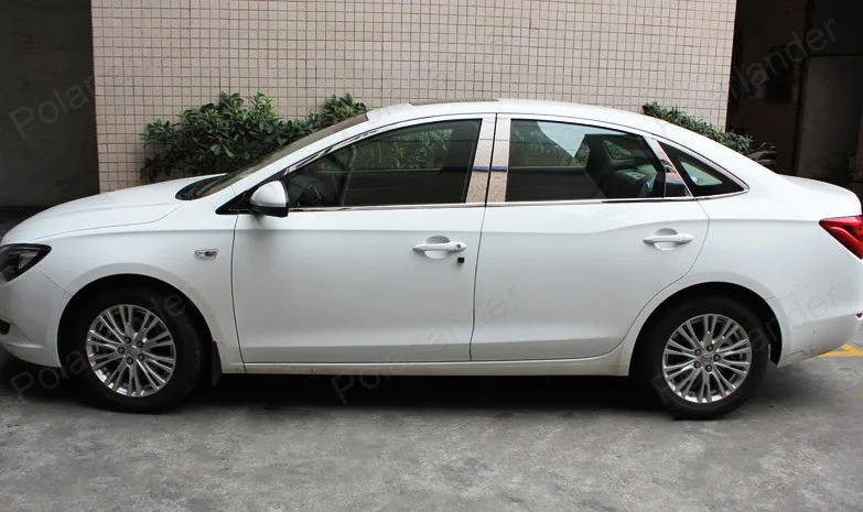 

new arrival for Excelle GT 2015 2016 full window trim stainless steel bright silver dedicated car modification strip
