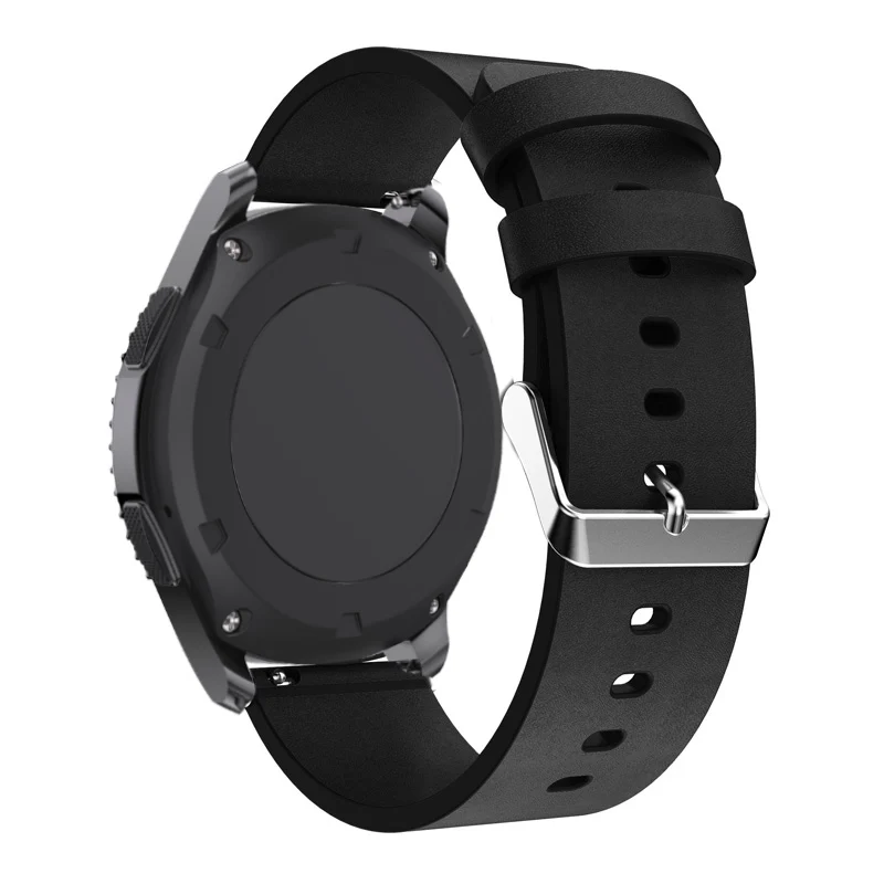 Кожаный ремешок для samsung gear S3/Galaxy 46 мм Классический роскошный часов Huawei GT 22 |
