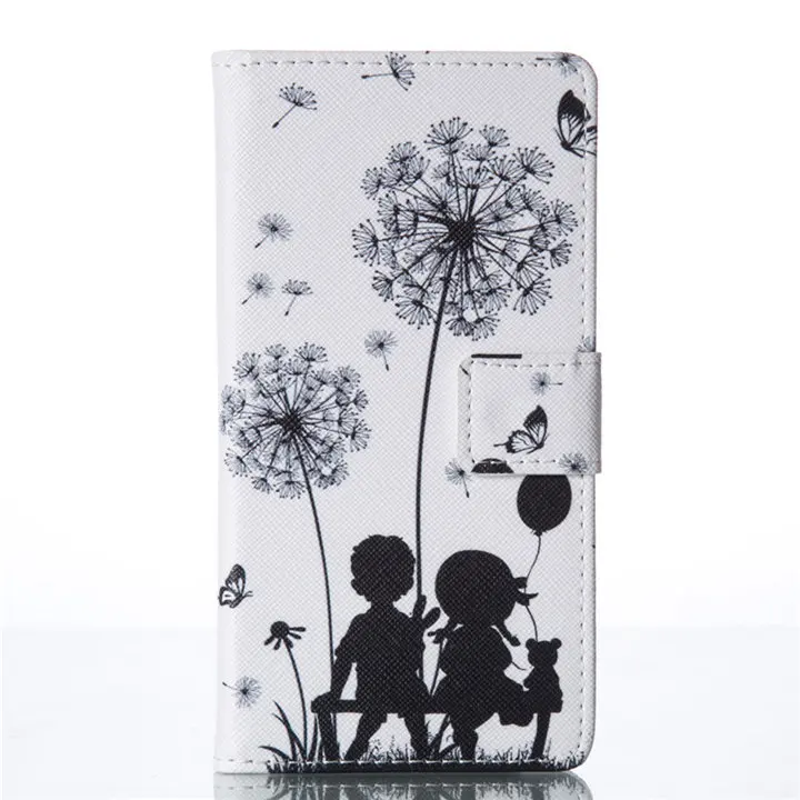 Couple Dandelion Винтаж чехол для samsung Galaxy A6 A8 S10E S10 S9 S8 плюс A10 A20 A40 A50 A70 M10 M30 S7 S6 S4 S3 кожаный чехол-бумажник с крышкой P01Z - Цвет: Couple Dandelion
