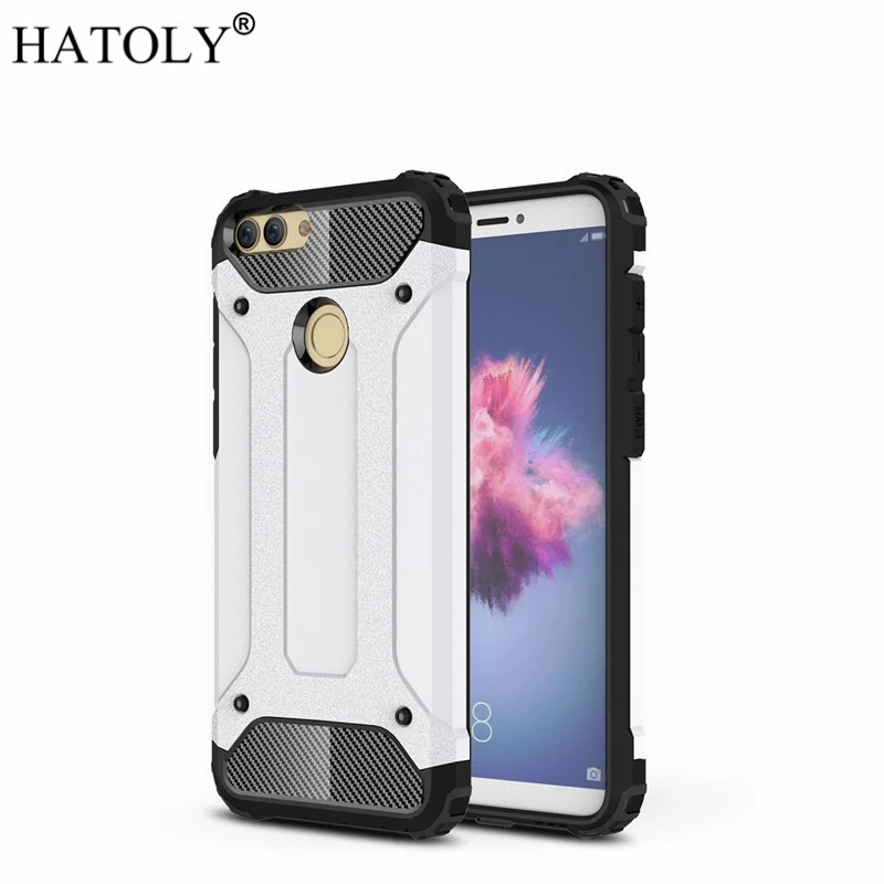 Чехол HATOLY для huawei P Smart чехол Enjoy 7s Heavy Armor тонкий жесткий резиновый силиконовый
