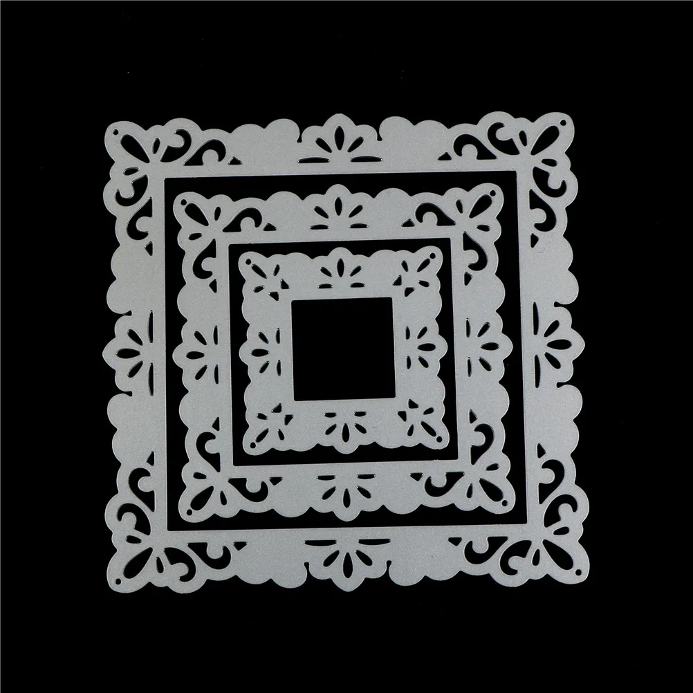 3 шт./компл. штанцевый нож античная ваза металлическая оправа очки Серебро