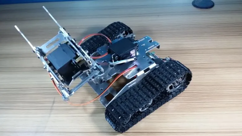 Танковая рама с механический коготь умный автомобиль гусеничный каркас танк