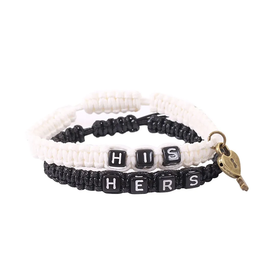 2 шт. стильный женский браслет в стиле бохо романтичный с регулируемой веревкой