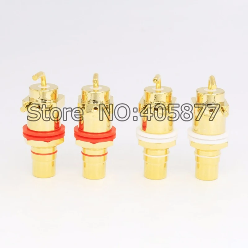 

High Quality RCA Socket Gold Plated RCA JACK audio speaker Adapter