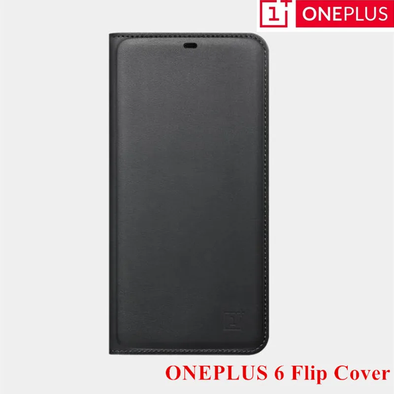 100% Оригинальный флип чехол oneplus 6 защитный для one plus с розничной упаковкой. С