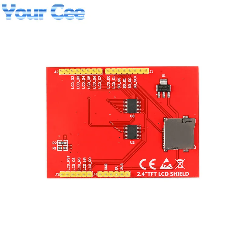 2 4 &quotЖК дисплей модуль TFT 4&quot цветной ЖК экран 5 В/3 3 В PCB адаптер ILI9341 с сенсорным