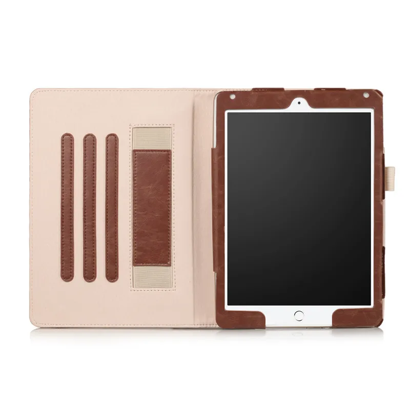 Модный чехол для Apple iPad 9 7 2017 2018 6 го поколения A1893 A1954 умный Air 1 2 подставка + пленка