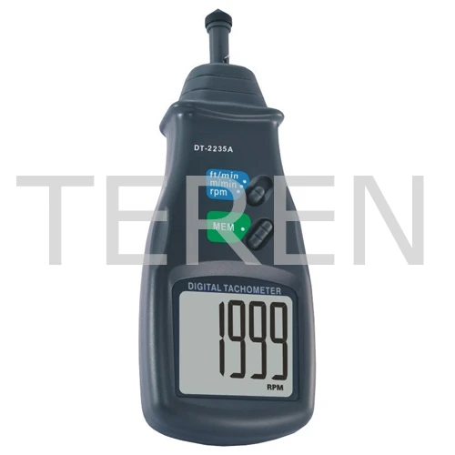 DT-2235A 5 цифр 18 мм ЖК-дисплей контакт тахометр Метр революция tachoscope | Инструменты