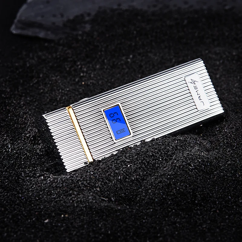 2018 Новое поступление LED перезаряжаемая USB Зажигалка дисплей мощность дуги