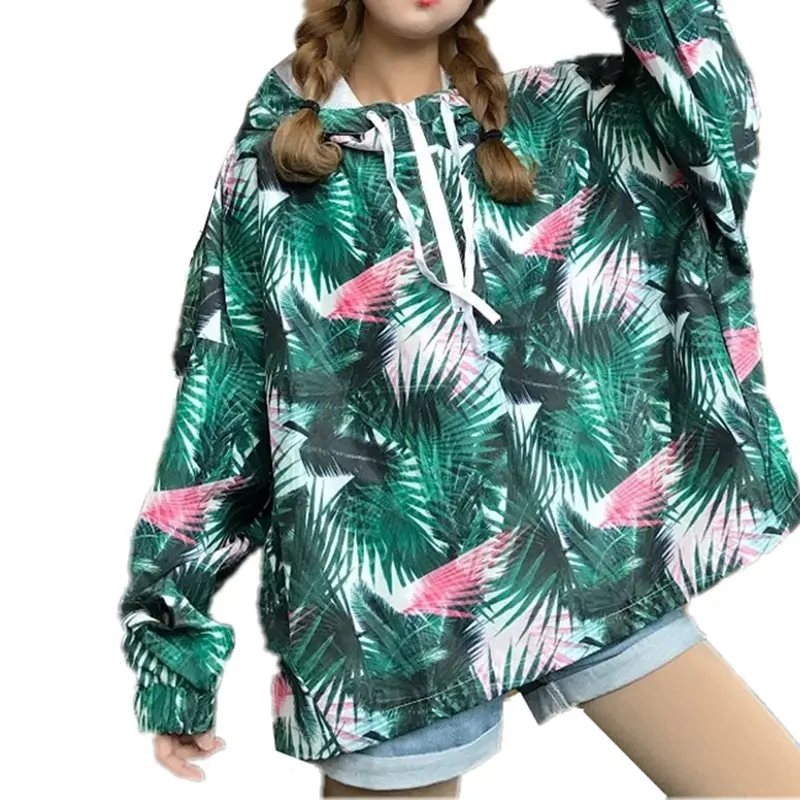 Женская толстовка большого размера в стиле Харадзюку Повседневная Свободная