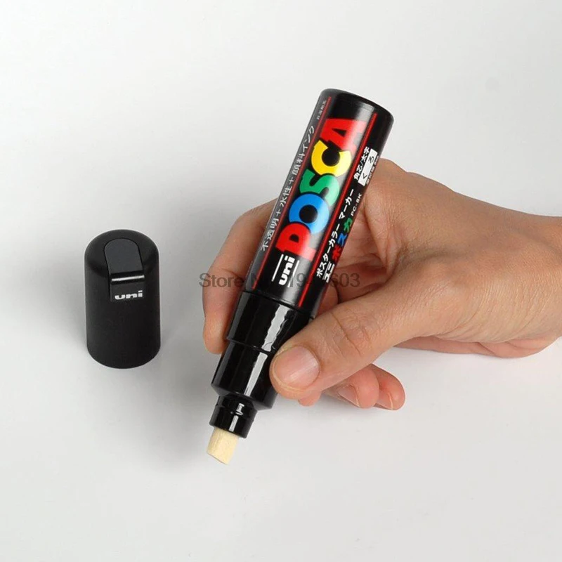 8 шт./лот Uni Posca PC-8K Краска Маркер-широкий Tip-8mm 8 цветов
