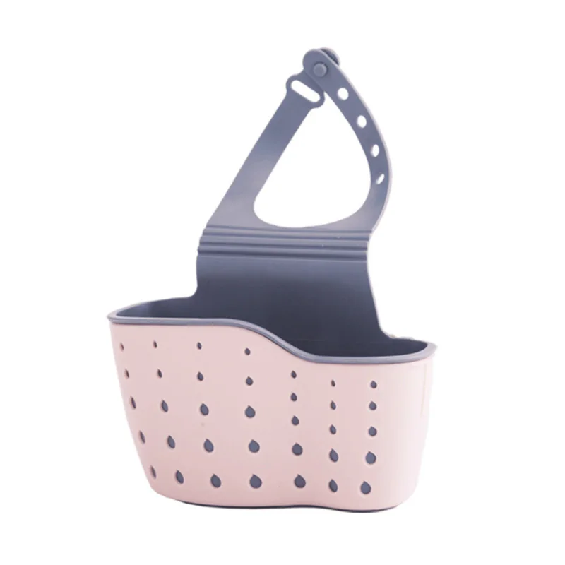 Pink 1 шт. креативная подвесная сумка для раковины, кухонная стойка, кран для раковины, корзина для хранения, подвесная корзина для хранения, стойка для губки - Цвет: Pink