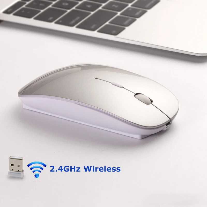 Bluetooth Мышь для MacBook Air Pro Win10/Mac ноутбук Беспроводной Перезаряжаемые Mute Тихая