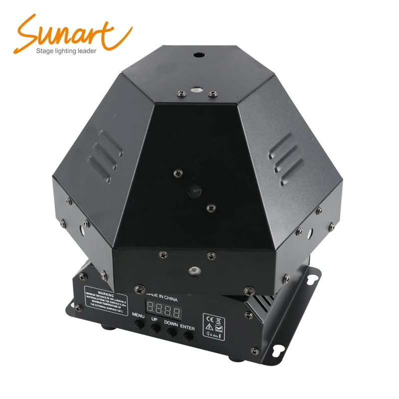 Бесплатная доставка RGB плавный движущийся лазерный светильник со сценическим