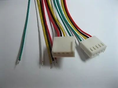 5 контактный гнездовой разъем 2510 2 54 мм 200 шт. с проводами 26AWG 300 мм|pin male connector|connector