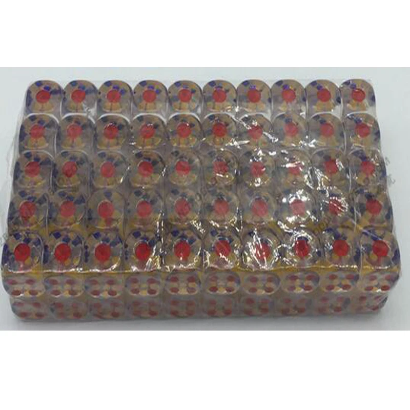 100 шт. прозрачные акриловые кости для ночных клубов|acrylic dice|acrylic transparent dicetransparent dice |