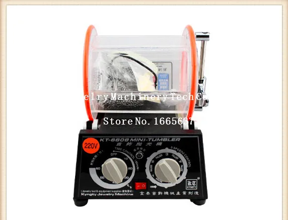 KT-6808-130 small drum / drum / roll polishing machine jewelry polishing machine rotary polisher
