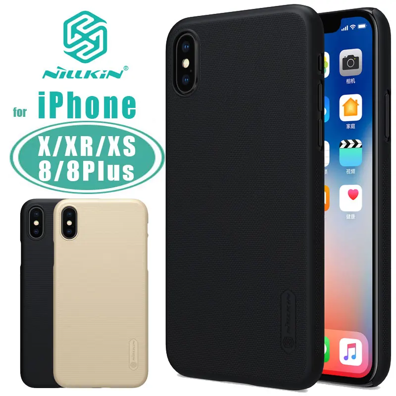 Чехол Nillkin для iPhone 11 Pro Max X XR XS матовый защитный чехол телефона жесткий из