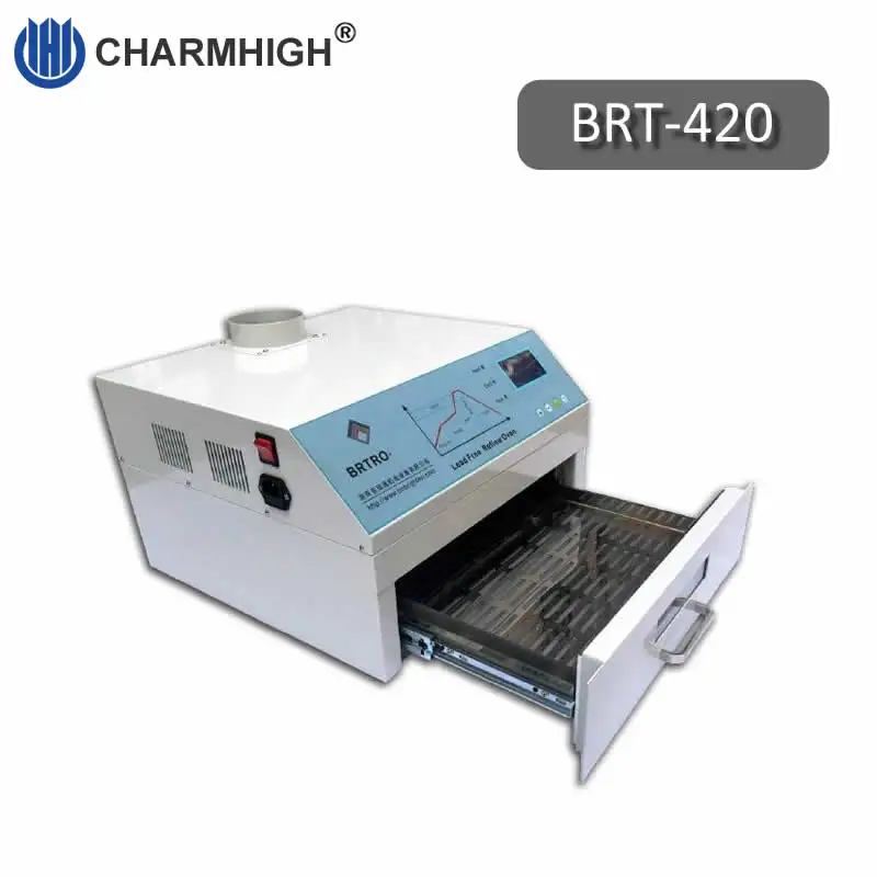 CHMRO 420 печь для плавки горячий воздух + инфракрасный 2500w 300*300 мм BGA SMD SMT пайки