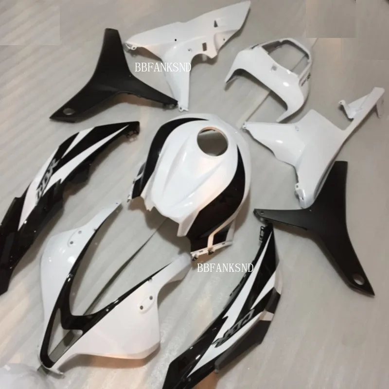 Черный и белый Обтекатели для Honda CBR600RR F5 2007 2008 Белый 07 08 мотоцикл бодикон комплект