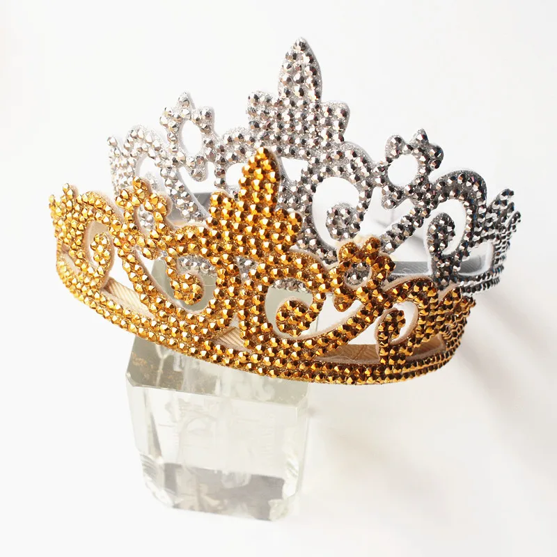 

Роскошный качественный фетровый ободок с блестками, модная Горячая Распродажа, Детская повязка на голову с короной, милый ободок для волос ...