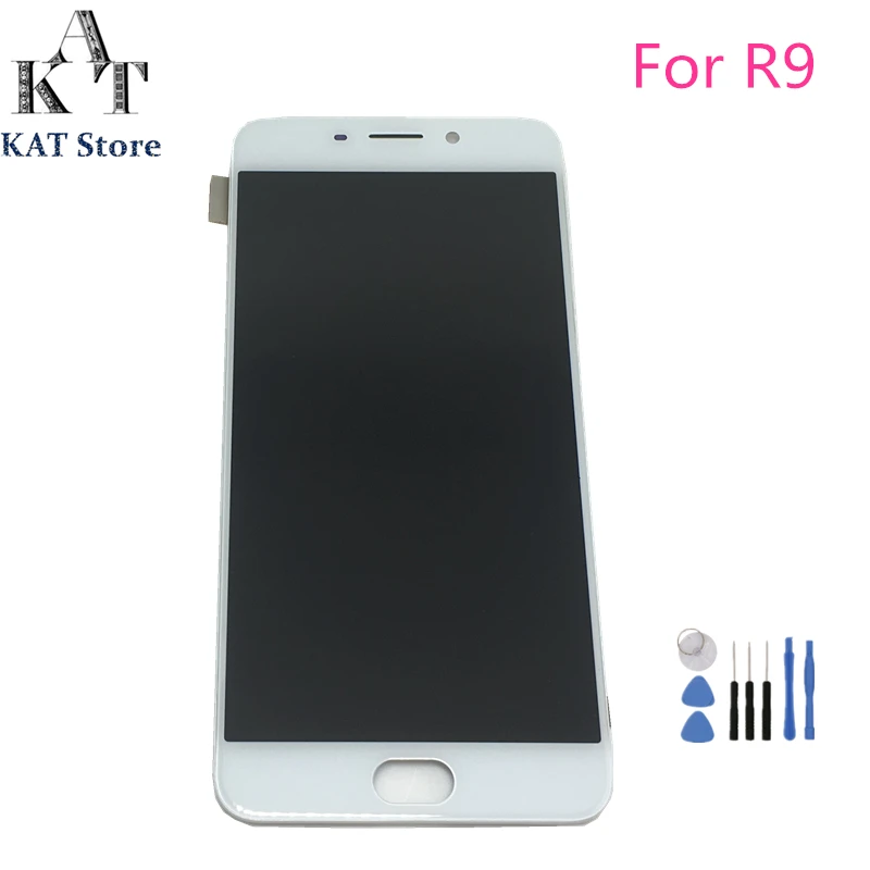 ЖК дисплей 5 дюйма с сенсорным экраном для Oppo R9 R9m R9tm X9009 дигитайзер в сборе рамкой