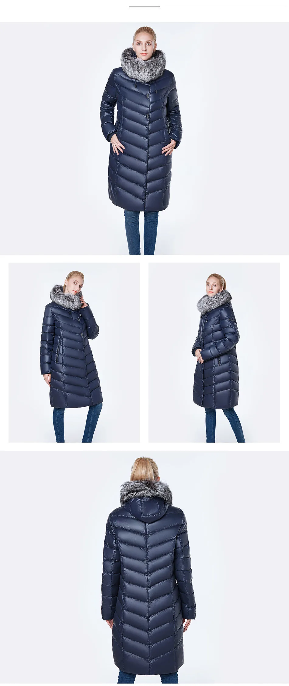 Новая куртка Женская camperas mujer abrigo invierno женщин пальто парка плюс Размер 6xl Silver fox меховой ветрозащитный толстые