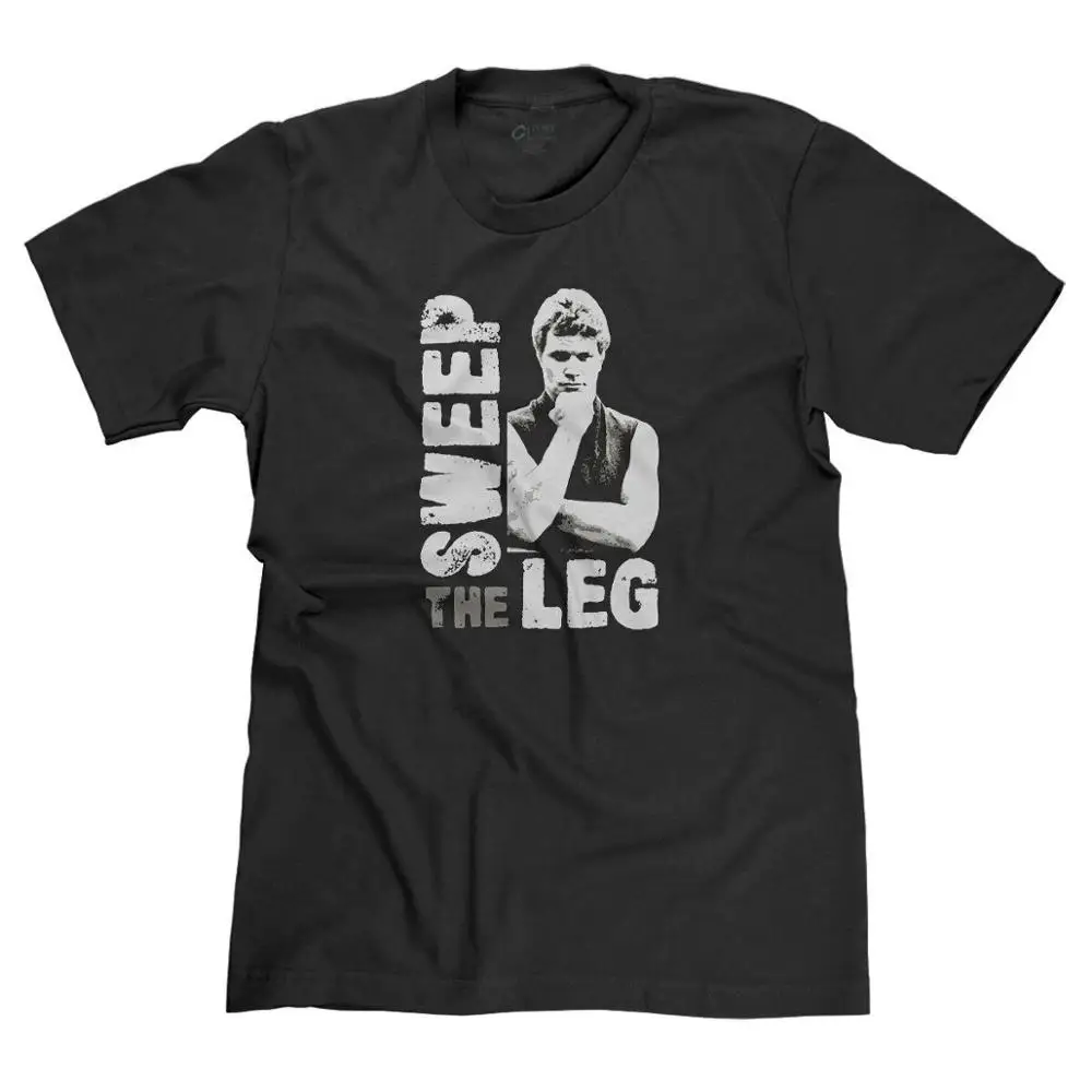 

Sweep The Leg Karate Kid Sensei John Kreese Mma Funny 80S Parody Printed Men Fashion 2019 Casual High Quality T Shirt Design