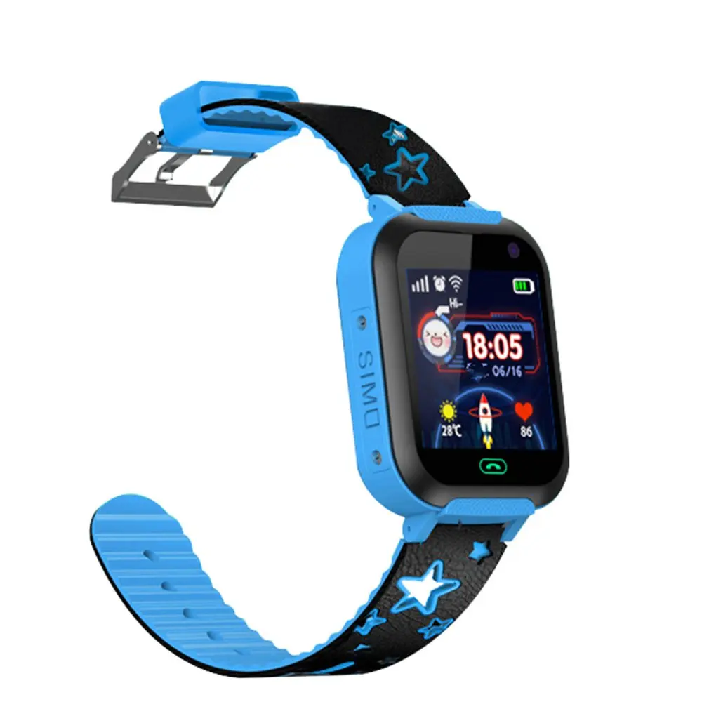 DS37 Positioning Anti Lost Children Smart Watches Kid Lighting SOS For IOS Android Smartband Baby Girl Boys Clock Gifts | Наручные часы