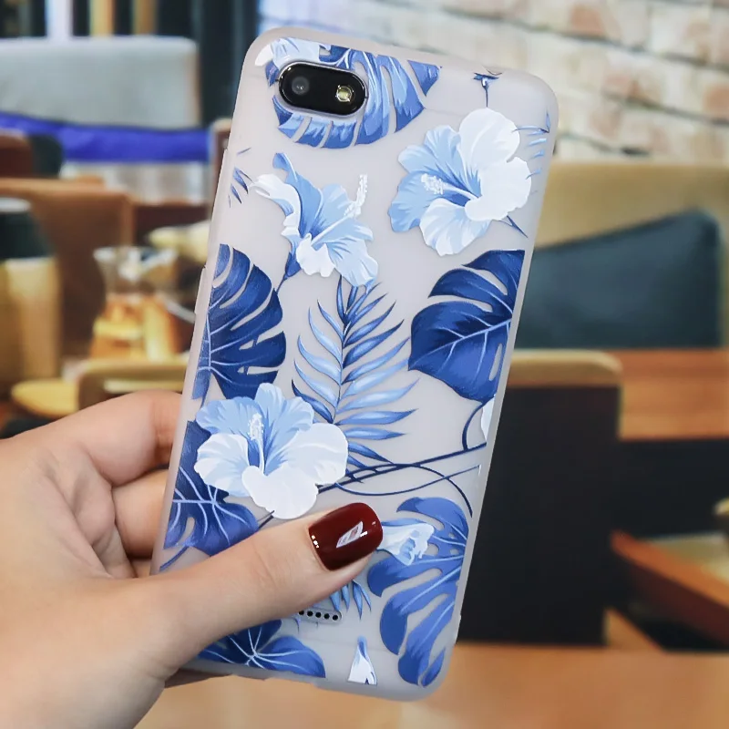 3D рельеф для Xiaomi mi A3 Red mi 6A 7A 8A 6 7 8 Pro Note 6, 7, 8, 8T Pro Чехол с цветочным принтом Мягкий силиконовый чехол