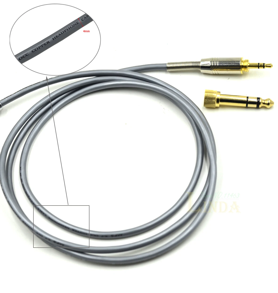 Замена обновления аудио провода линии DIY 5N OCC кабель для ISK HD-9999 HP-980 HP-880 головные