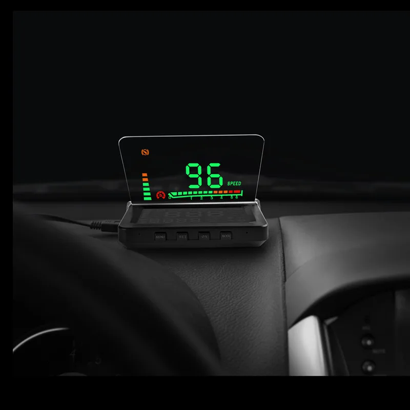 E260 4 дюймов автомобилей HUD Head Up Дисплей OBD II Двигатели для автомобиля сигнал