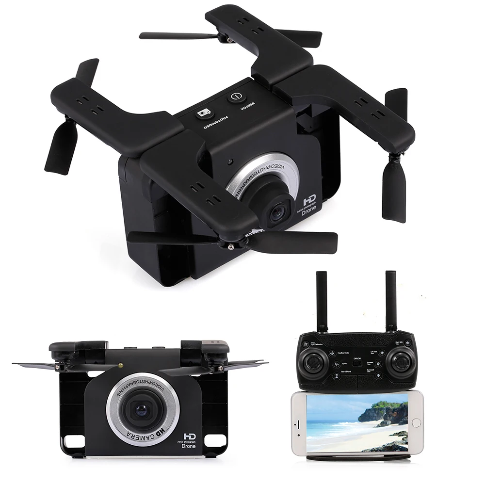Дрон с дистанционным управлением F6 WiFi FPV RC складной камерой 720P живое видео