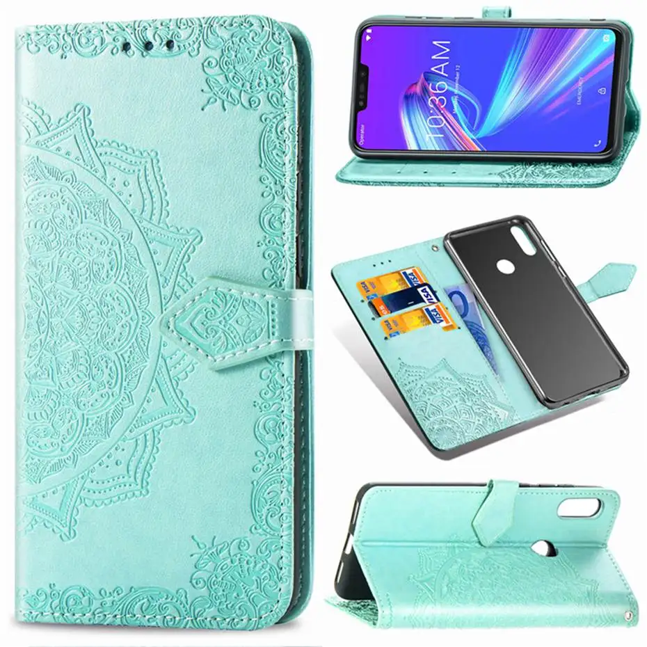 Для Asus Zenfone Max M2 ZB633KL Чехол Флип 6,3 Роскошный кошелек из искусственной кожи чехол для телефона для ASUS ZB633KL ZB 633KL чехол