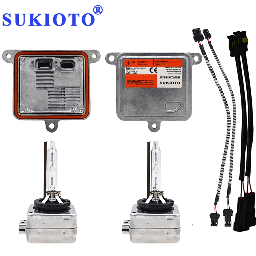 Комплект ксеноновых фар SUKIOTO 55 Вт ксеноновый светильник D1S HID D3S 4300K 8000K CANBUS d1s d3s